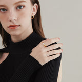 ciite' シーテ リング 【 金属アレルギー対応 】 パールモチーフリング サージカルステンレス