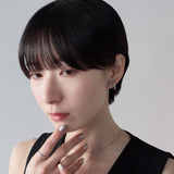 ciite' シーテ イヤリング シリコン付 リボンデザイン イヤリング