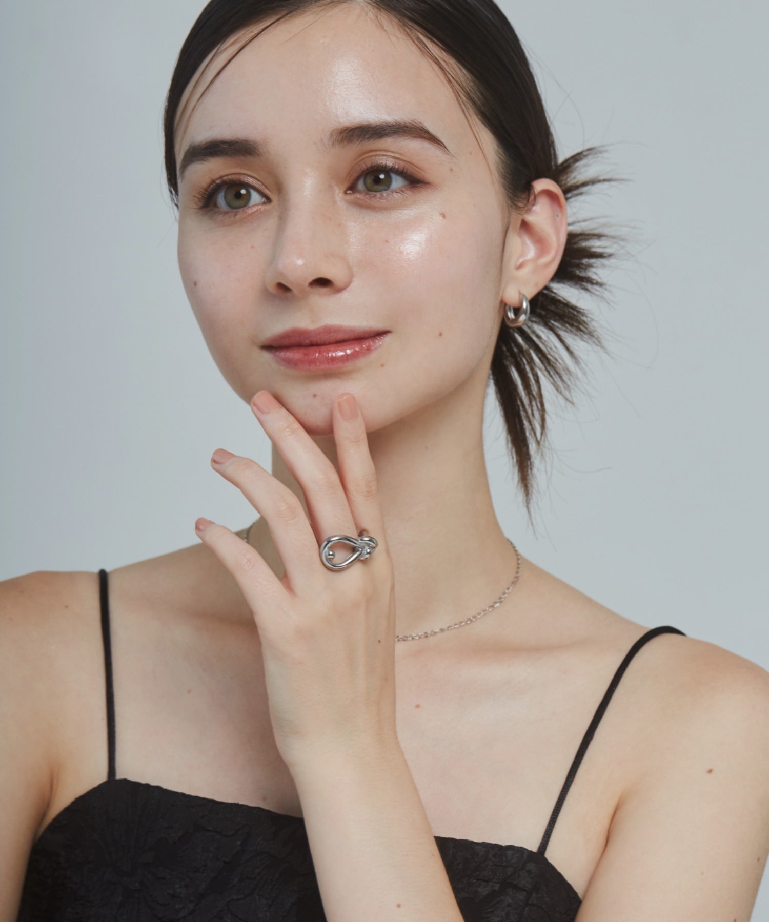 ciite' シーテ リング 【 金属アレルギー対応 】 ノットニュアンス リング サージカルステンレス