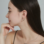 ciite' シーテ ピアス（両耳用） 【 金属アレルギー対応 】 モチーフフープピアス サージカルステンレス (両耳用)