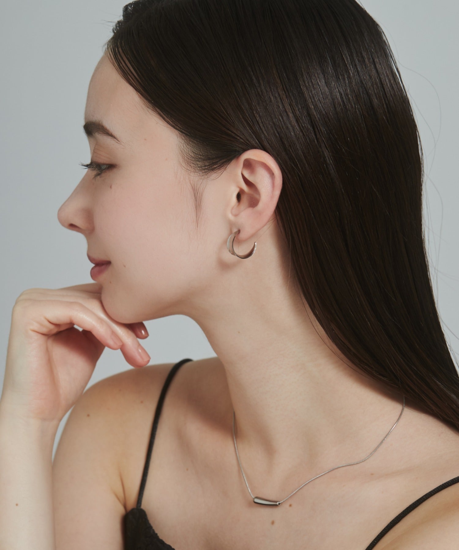 ciite' シーテ ピアス（両耳用） 【 金属アレルギー対応 】 モチーフフープピアス サージカルステンレス (両耳用)