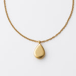 ciite' シーテ ネックレス 【 金属アレルギー対応 】 シズクビジューネックレス サージカルステンレス