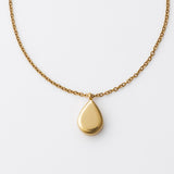 ciite' シーテ ネックレス 【 金属アレルギー対応 】 シズクビジューネックレス サージカルステンレス