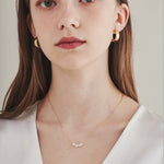 ciite' シーテ ネックレス 【 金属アレルギー対応 】 小ぶり淡水パールネックレス サージカルステンレス