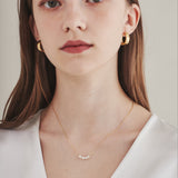 ciite' シーテ ネックレス 【 金属アレルギー対応 】 小ぶり淡水パールネックレス サージカルステンレス