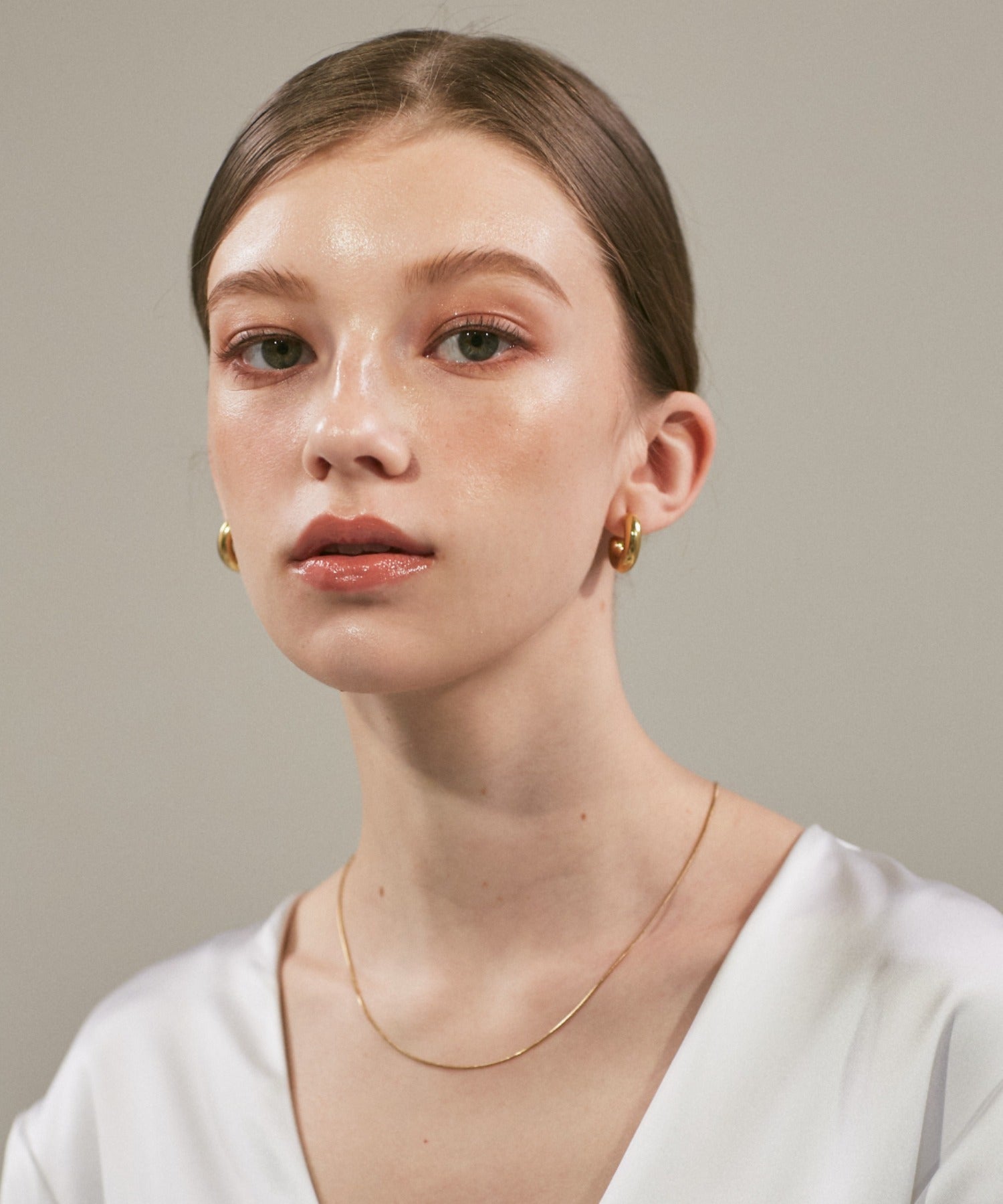 ciite' シーテ ネックレス 【 金属アレルギー対応 】 華奢セミロング シンプルネックレス サージカルステンレス