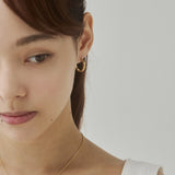 ciite' シーテ ピアス（両耳用） 【 金属アレルギー対応 】 4サイズ展開 シンプルフープピアス サージカルステンレス（両耳用）