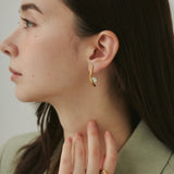 ciite' シーテ ピアス（両耳用） 【 金属アレルギー対応 】パールキャッチ デザインピアス サージカルステンレス