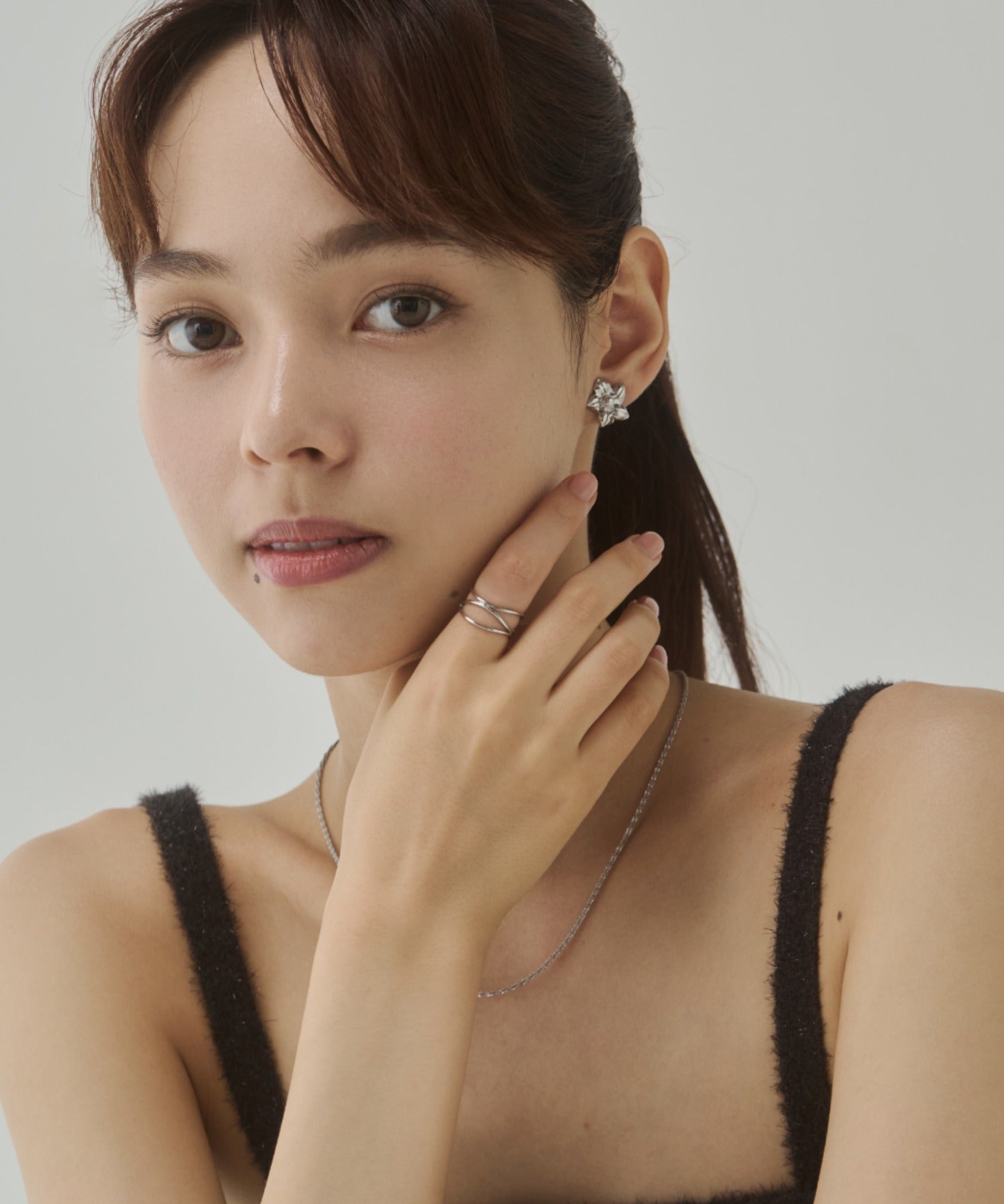 ciite' シーテ リング 【 金属アレルギー対応 】ツイストニュアンスリング サージカルステンレス