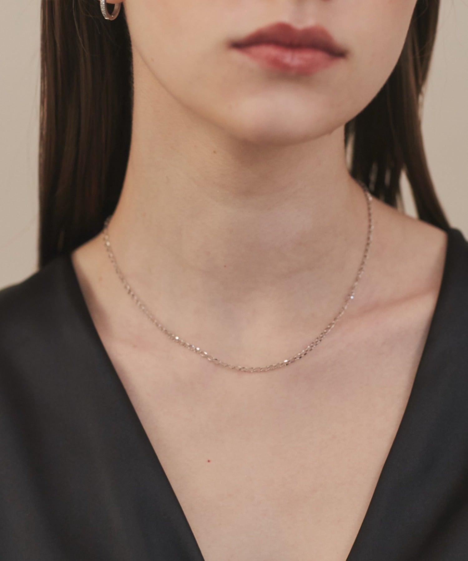 ciite' シーテ ネックレス 【 金属アレルギー対応 】 シンプルチェーンネックレス