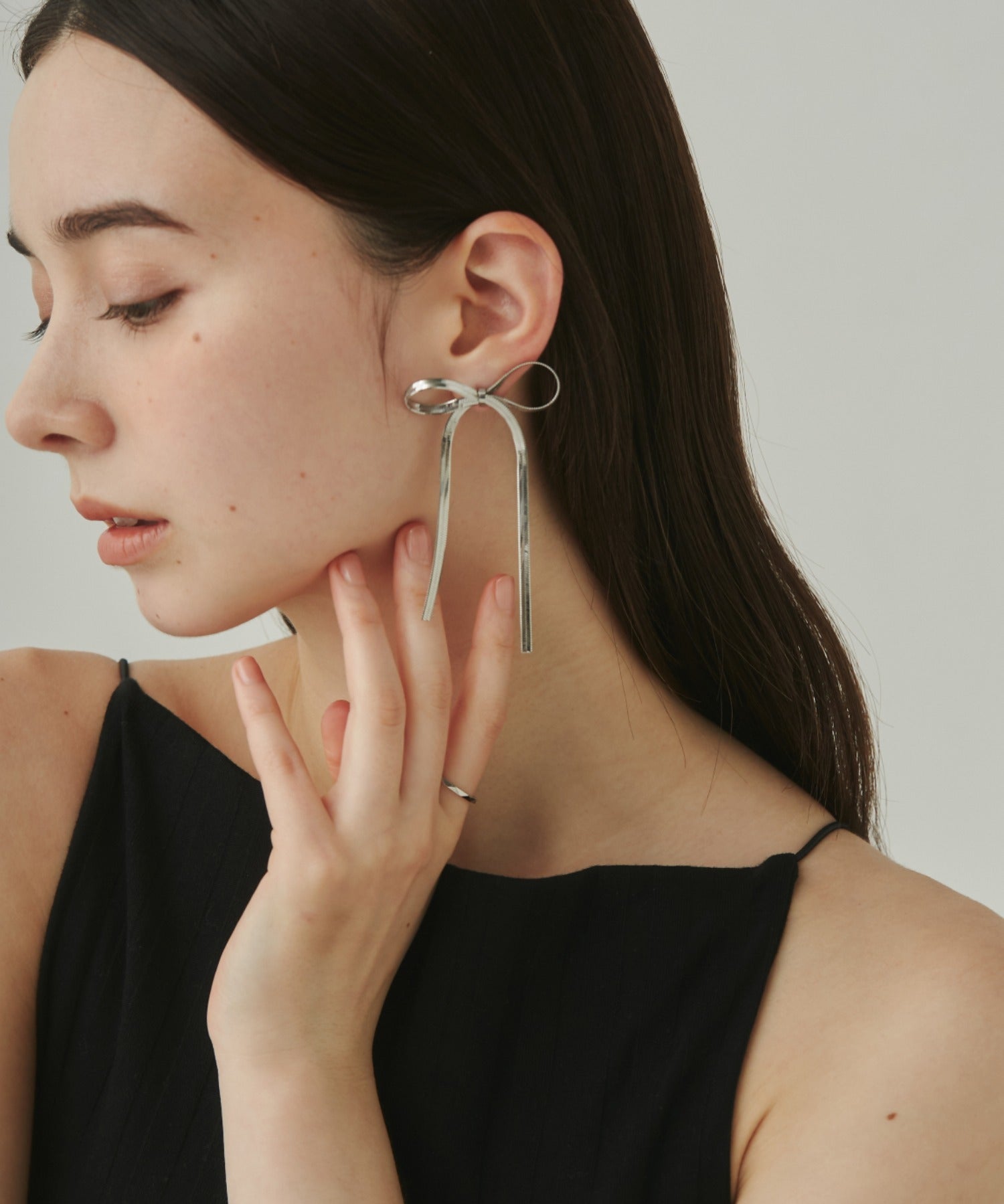 ciite' シーテ ピアス（両耳用） 【 金属アレルギー対応 】リボンピアス サージカルステンレス (両耳用)