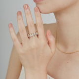 ciite' シーテ リング 【 金属アレルギー対応 】 ジルコニアデザインリング サージカルステンレス