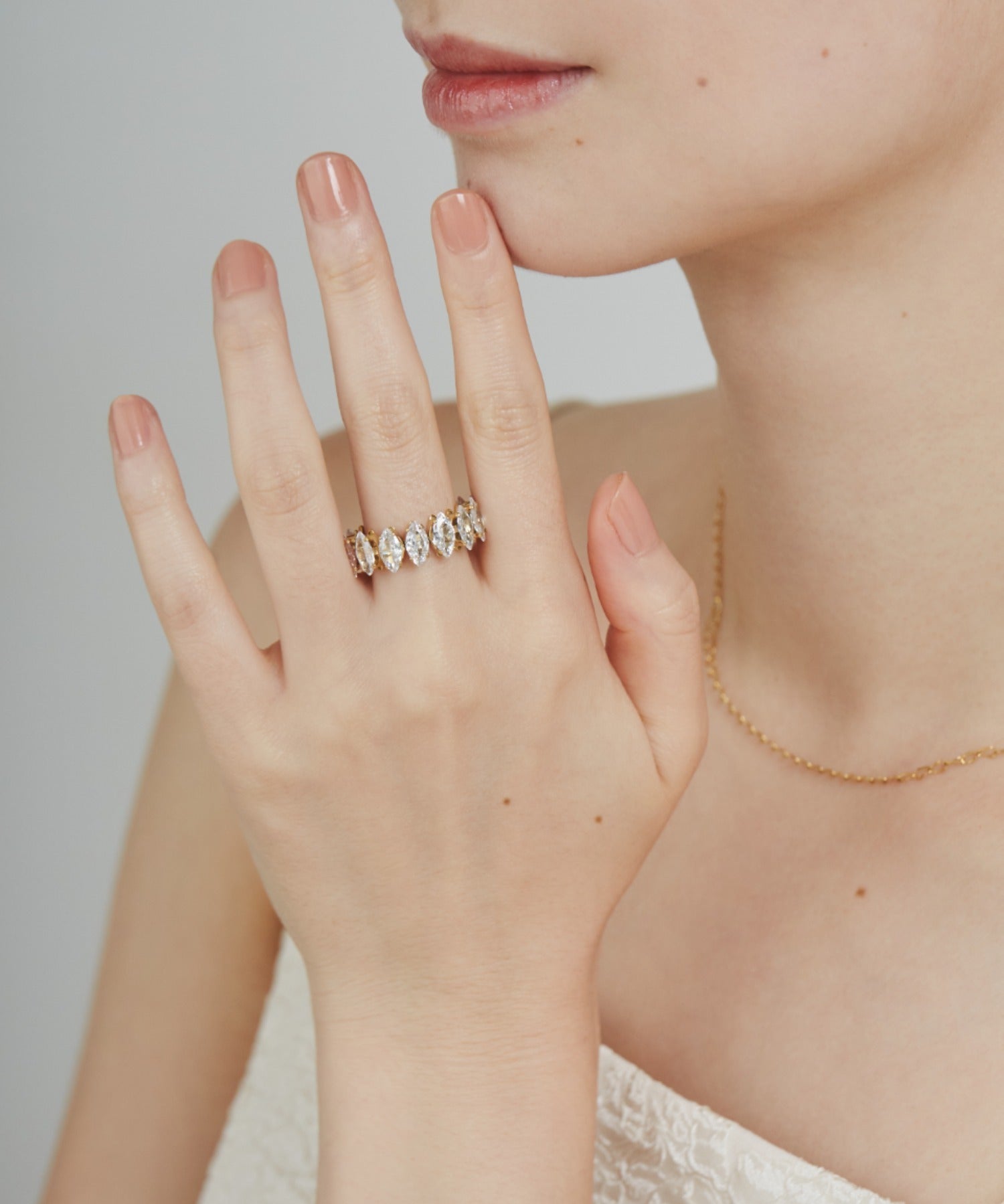 ciite' シーテ リング 【 金属アレルギー対応 】 ジルコニアデザインリング サージカルステンレス