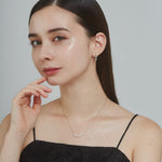 ciite' シーテ ネックレス 【 金属アレルギー対応 】 6連ミニパールネックレス サージカルステンレス