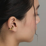 ciite' シーテ イヤーカフ 【 金属アレルギー対応 】 サークルイヤーカフ サージカルステンレス