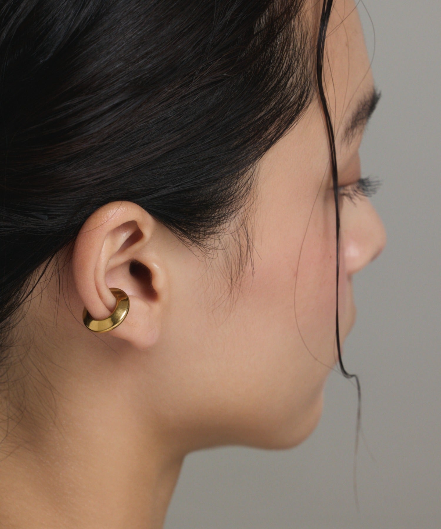 ciite' シーテ イヤーカフ 【 金属アレルギー対応 】 サークルイヤーカフ サージカルステンレス