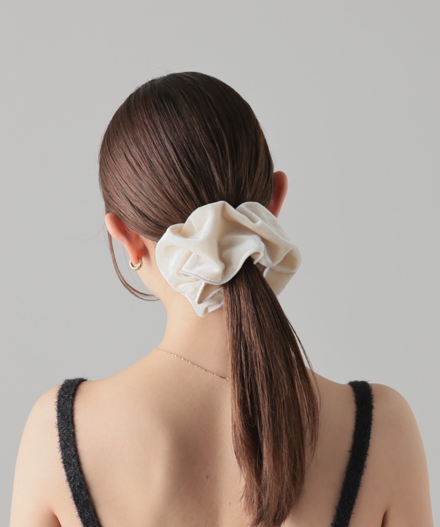 ciite' シーテ ヘアピン シュシュ風 ベロア調 ヘアピン