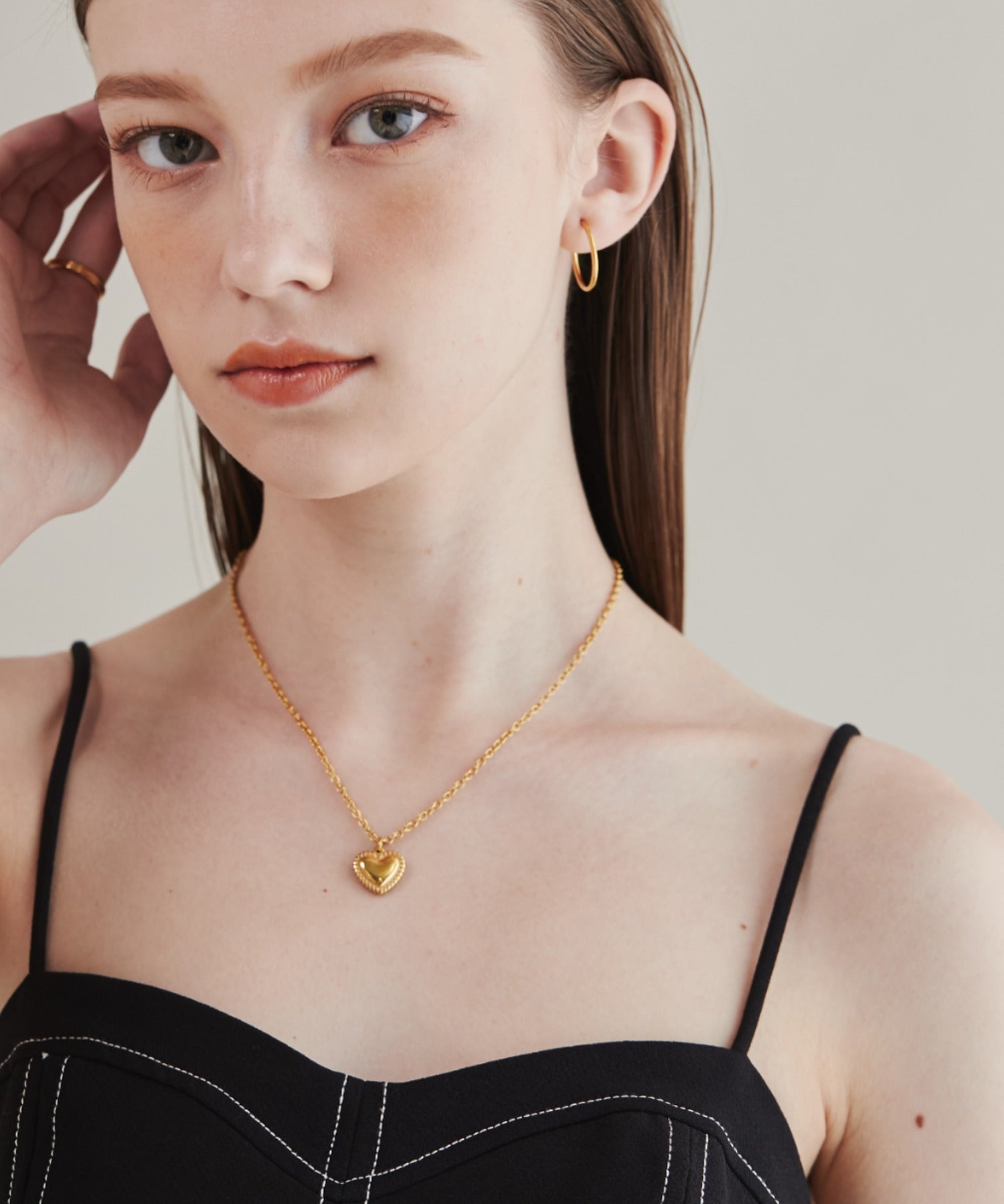 ciite' シーテ ネックレス 【 金属アレルギー対応 】 ハートネックレス サージカルステンレス