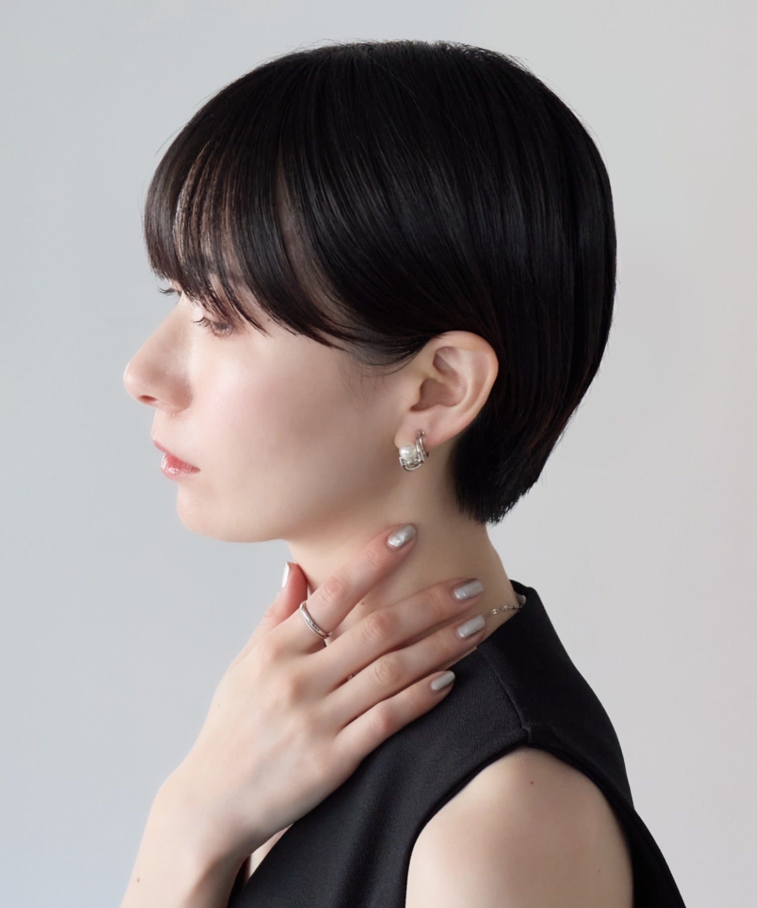 ciite' シーテ イヤリング シリコン付 デザインパール イヤリング
