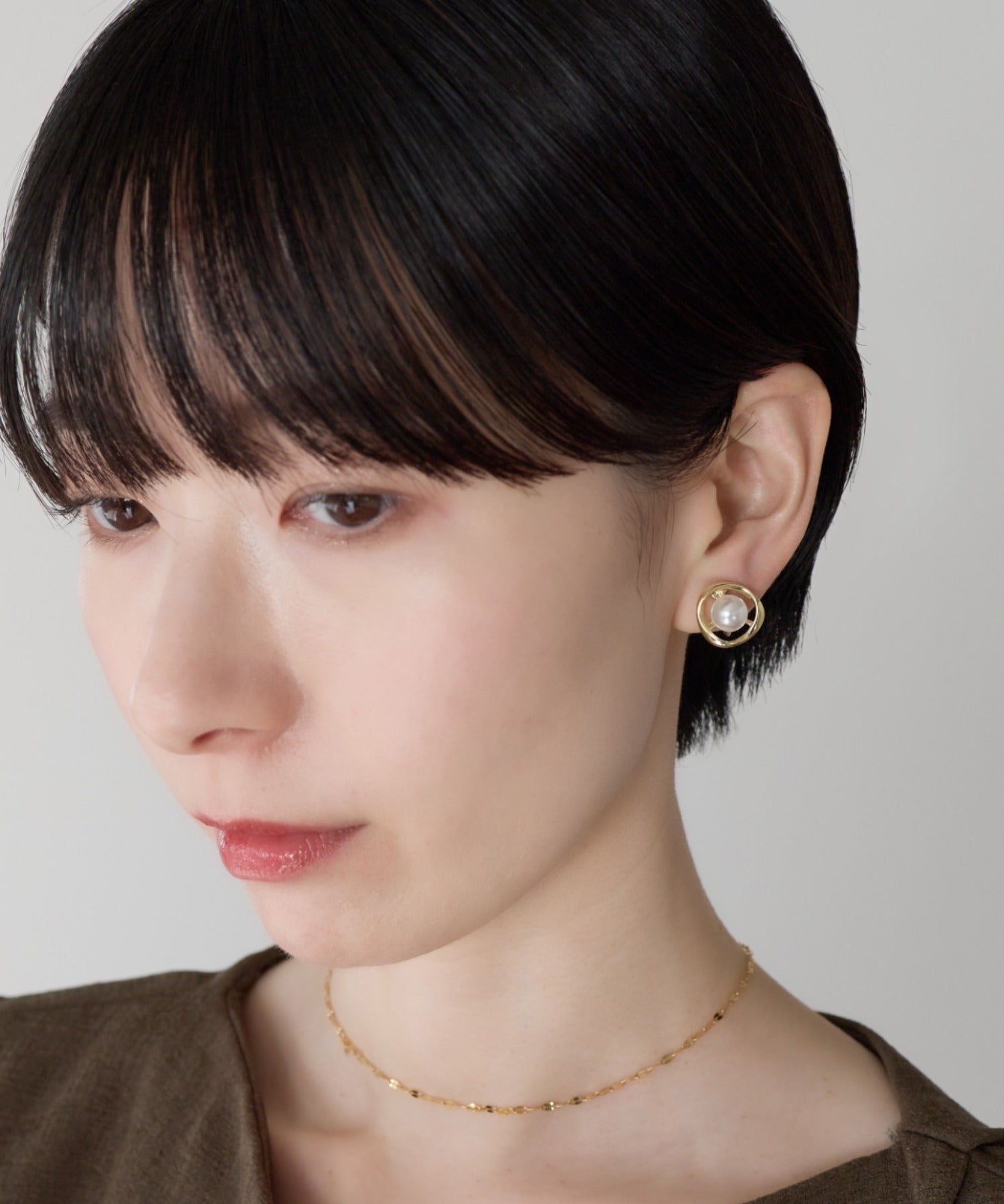 ciite' シーテ イヤリング シリコン付 デザインパール イヤリング