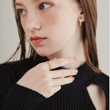 ciite' シーテ リング 【 金属アレルギー対応 】 ノットモチーフリング サージカルステンレス