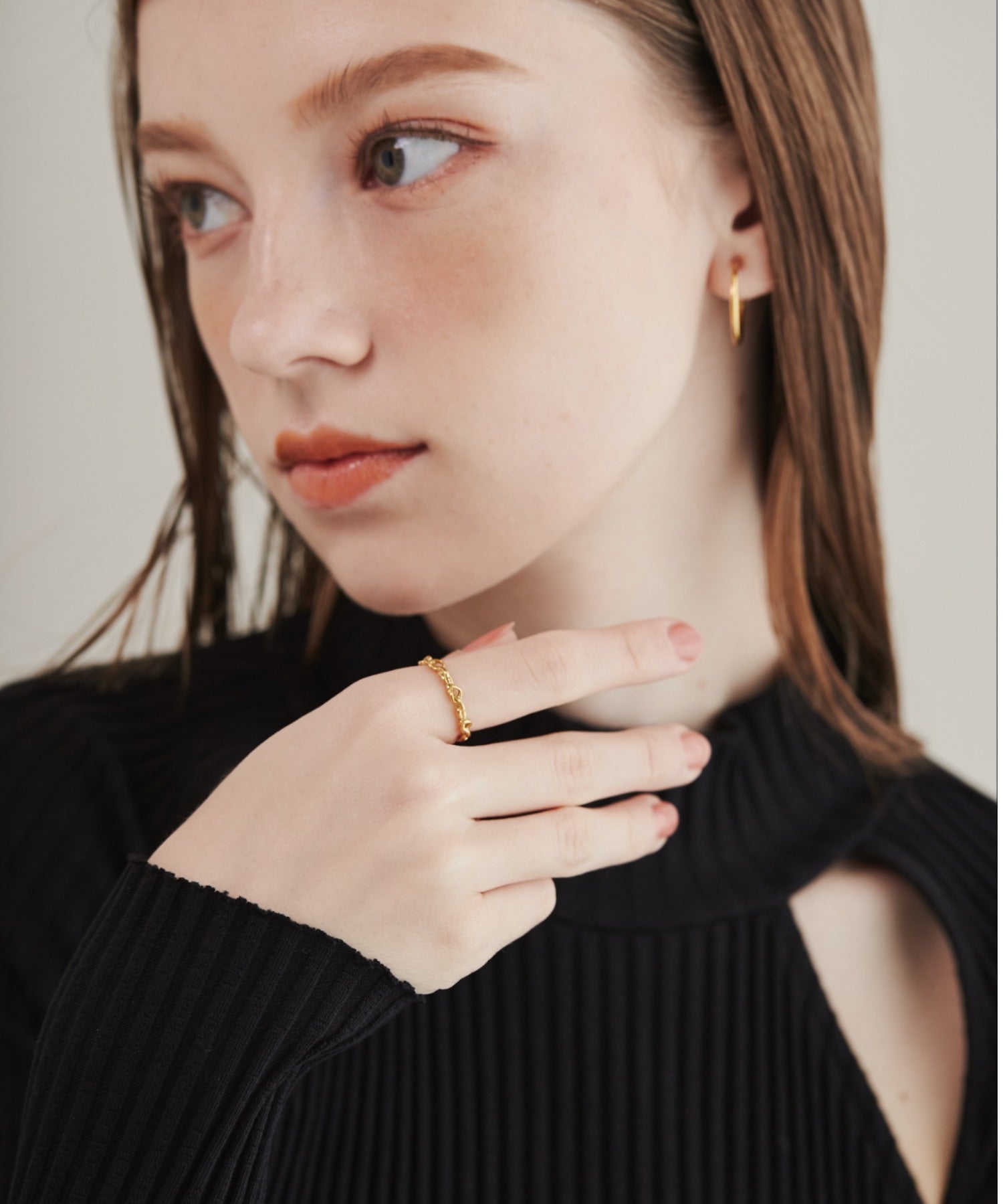 ciite' シーテ リング 【 金属アレルギー対応 】 ノットモチーフリング サージカルステンレス