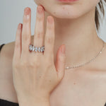 ciite' シーテ リング 【 金属アレルギー対応 】 ジルコニアデザインリング サージカルステンレス