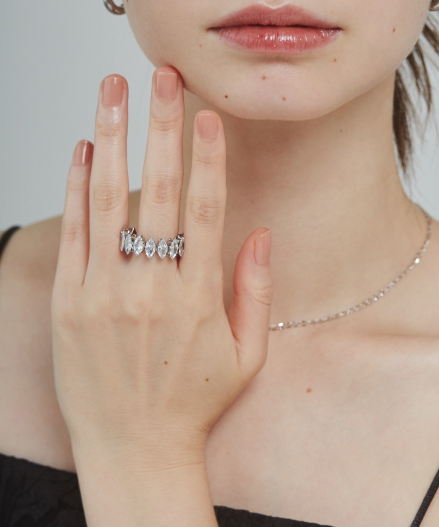 ciite' シーテ リング 【 金属アレルギー対応 】 ジルコニアデザインリング サージカルステンレス