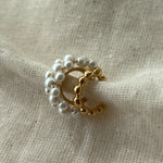 ciite' シーテ イヤーカフ パール&メタル イヤーカフセット