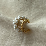 ciite' シーテ イヤーカフ パール&メタル イヤーカフセット