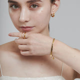 ciite' シーテ ブレスレット 【 金属アレルギー対応 】 ハートビジュー シンプルブレスレット / バングル サージカルステンレス