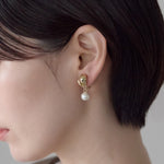 ciite' シーテ イヤリング シリコン付 デザインパール イヤリング