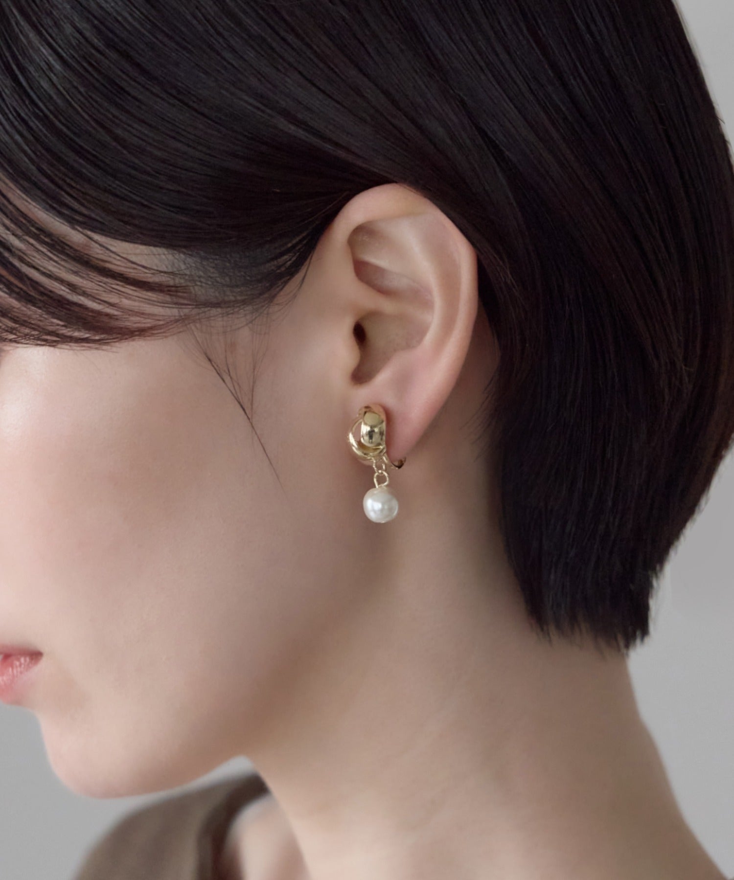 ciite' シーテ イヤリング シリコン付 デザインパール イヤリング