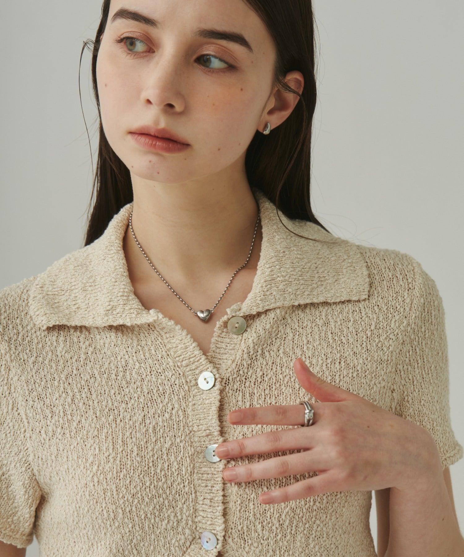 ciite' シーテ ネックレス 【 金属アレルギー対応 】 ミニハートネックレス サージカルステンレス