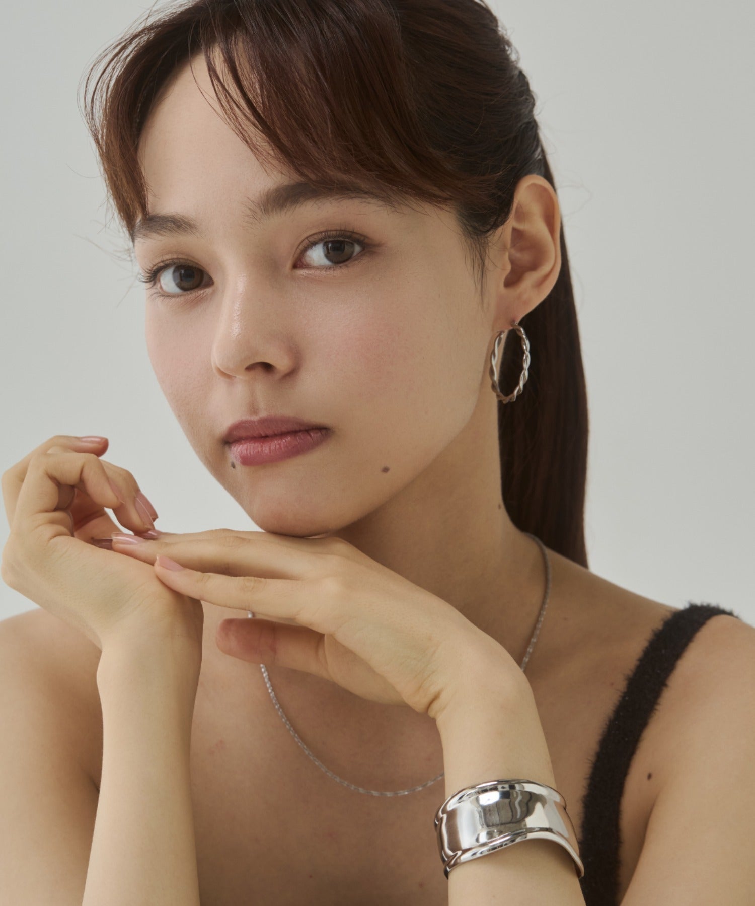 ciite' シーテ ピアス（両耳用） 【 金属アレルギー対応 】ツイストフープピアス サージカルステンレス（両耳用）