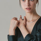 ciite' シーテ ブレスレット 【 金属アレルギー対応 】 シンプルスネークチェーンブレスレット サージカルステンレス