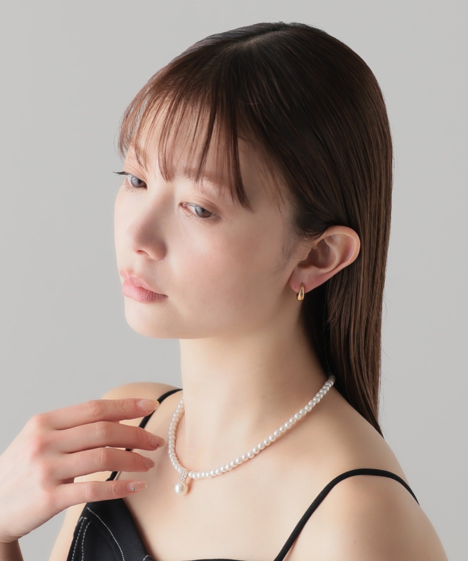 ciite' シーテ ネックレス パールビジュー ネックレス