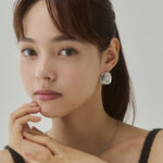 ciite' シーテ ピアス（両耳用） フラワービジューピアス（両耳用）