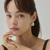 ciite' シーテ ピアス（両耳用） フラワービジューピアス（両耳用）