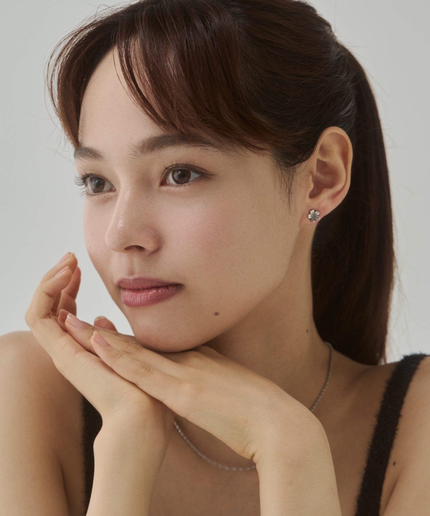 ciite' シーテ ピアス（両耳用） 【 金属アレルギー対応 】フラワーモチーフピアス サージカルステンレス（両耳用）