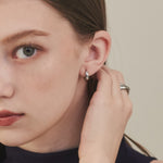 ciite' シーテ ピアス（両耳用） 【 金属アレルギー対応 】 シンプルフープピアス サージカルステンレス (両耳用)