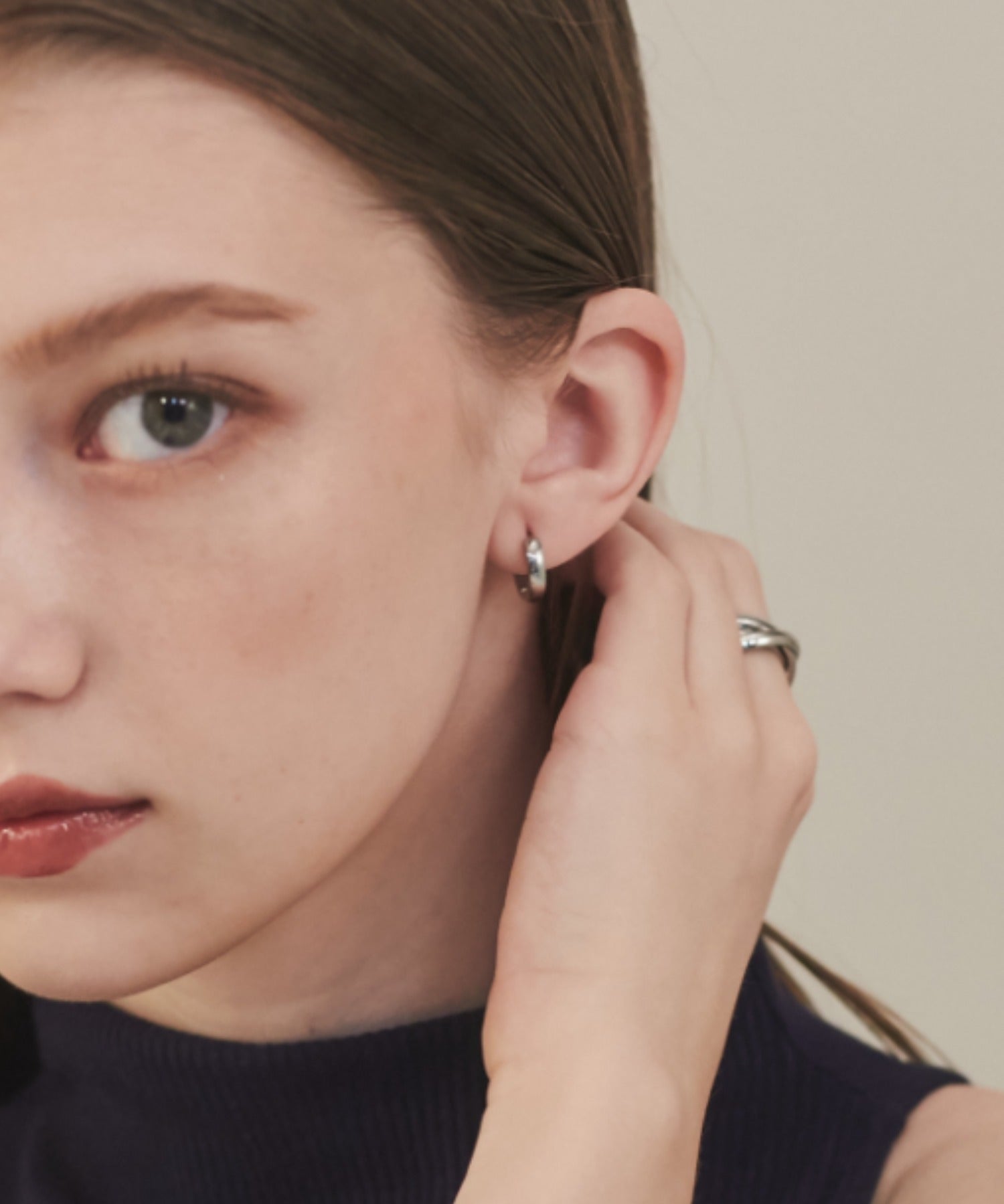 ciite' シーテ ピアス（両耳用） 【 金属アレルギー対応 】 シンプルフープピアス サージカルステンレス (両耳用)