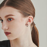 ciite' シーテ ピアス（両耳用） 【 金属アレルギー対応 】 ハートモチーフピアス サージカルステンレス (両耳用)