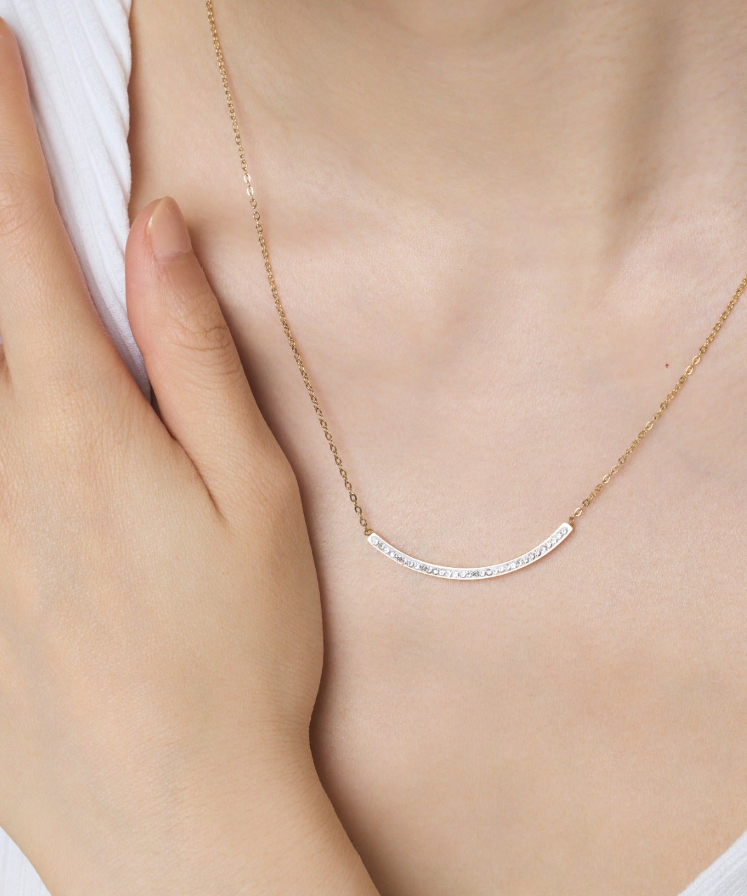 ciite' シーテ ネックレス 【 金属アレルギー対応 】 ビジューモチーフネックレス サージカルステンレス