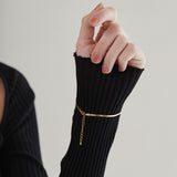 ciite' シーテ ブレスレット 【 金属アレルギー対応 】 2mm シンプルスネークチェーンブレスレット サージカルステンレス