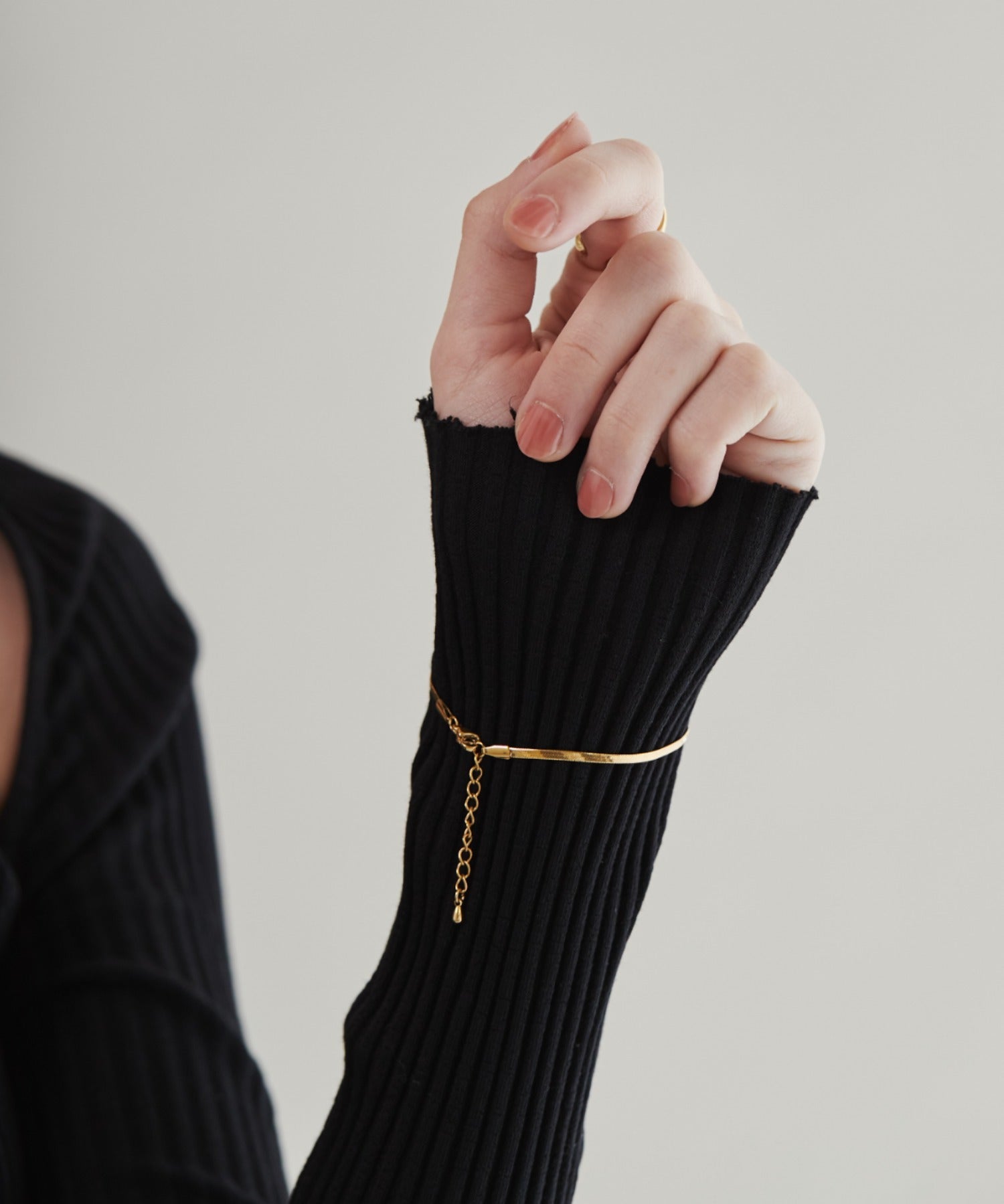 ciite' シーテ ブレスレット 【 金属アレルギー対応 】 2mm シンプルスネークチェーンブレスレット サージカルステンレス