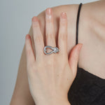 ciite' シーテ リング 【 金属アレルギー対応 】 ノットニュアンス リング サージカルステンレス