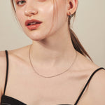 ciite' シーテ ネックレス 【 金属アレルギー対応 】 ツイストチェーンネックレス サージカルステンレス