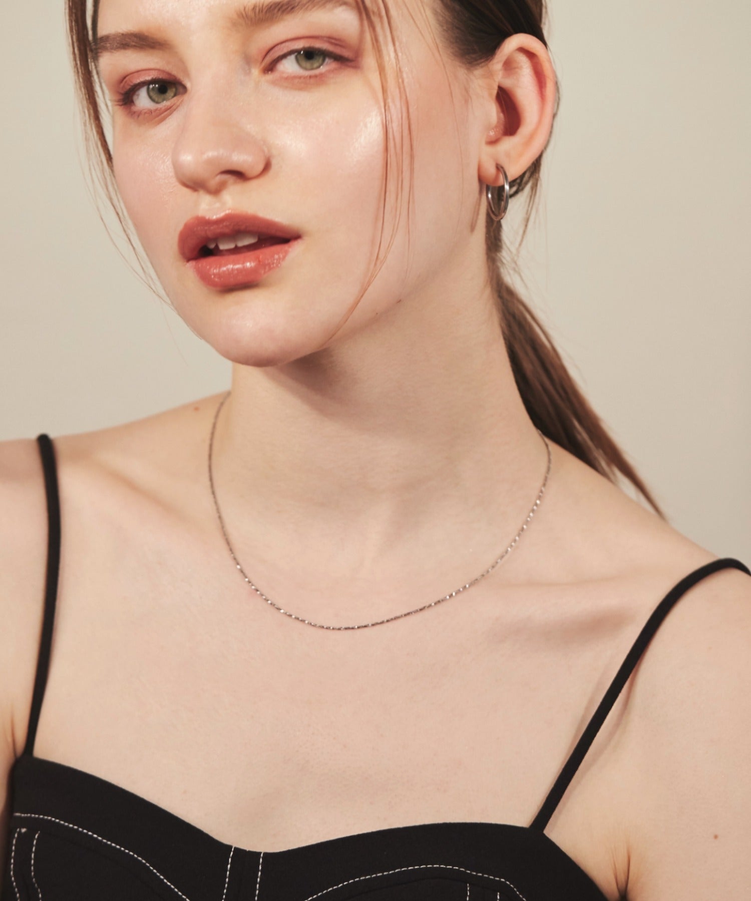 ciite' シーテ ネックレス 【 金属アレルギー対応 】 ツイストチェーンネックレス サージカルステンレス