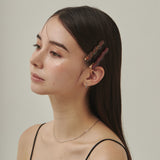 ciite' シーテ ヘアアクセサリー ウェーブデザインヘアピン 2個セット